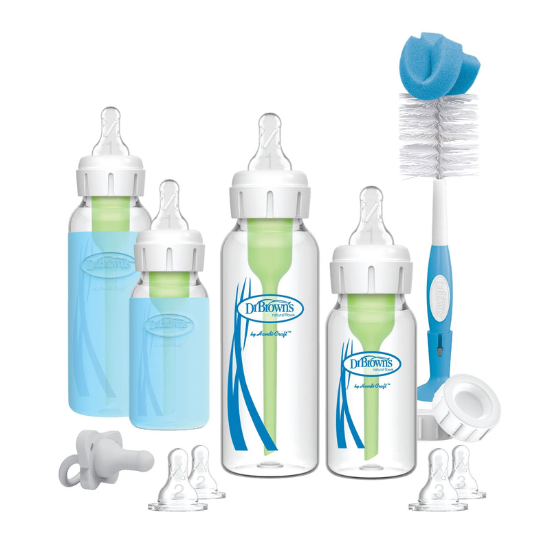 Dr. B's + Glass Narrow Baby Bottle Gift Set D5