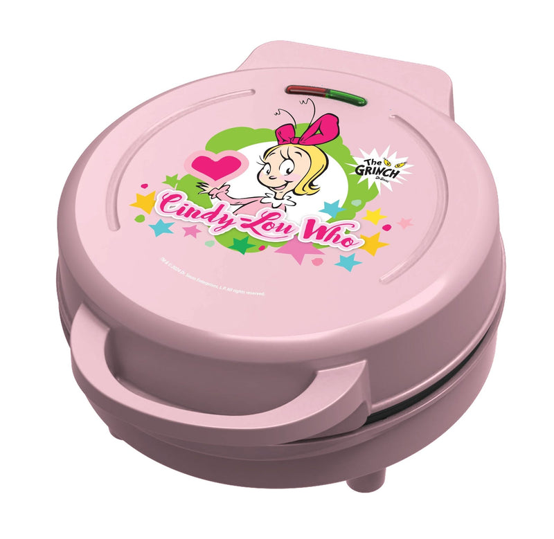 Dr. Seuss Cindy Lou Who Heart Shaped Waffle Pop Maker, Pink I4