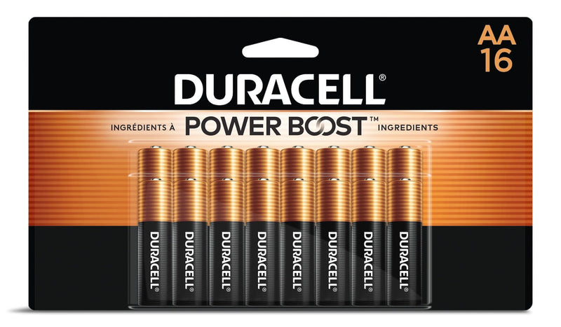 Duracell Coppertop AA Alkaline Batteries, 16-pk L3