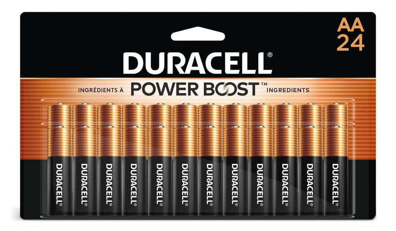 Duracell Coppertop AA Batteries, Alkaline, 24-pk F2