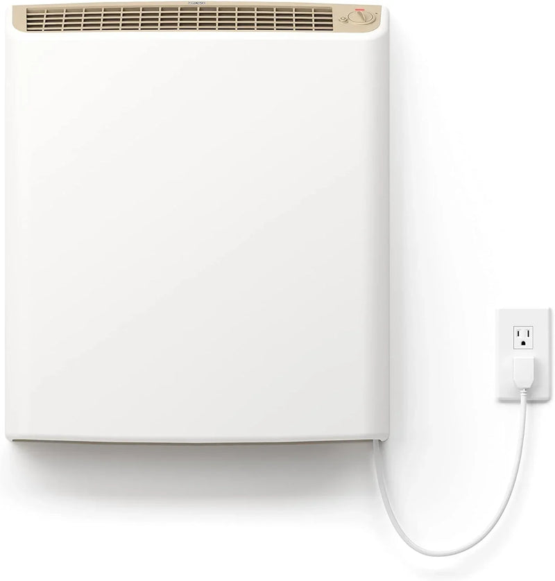 EnviMAX Plug-in Electric Panel Wall Heaters for Large Rooms, 1000 Watts, 24/7 Heating w/Safety Sensor Protection, Patented Quiet Fan-less Design, Easy 2-Min Install, Indoor Space Heater, Made in USA P0
