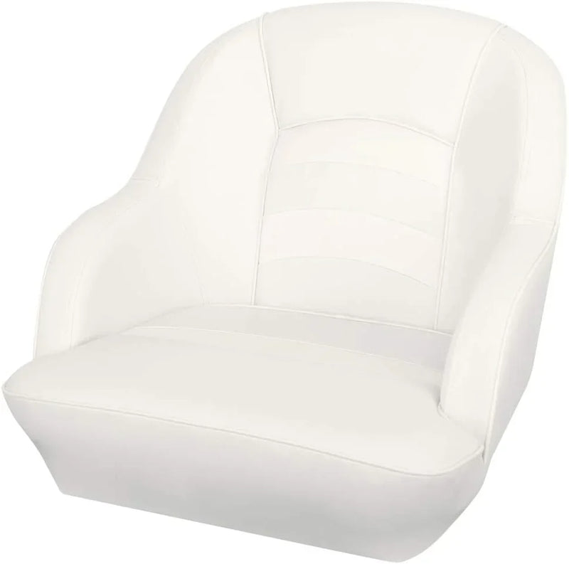 Bucket Pontoon Boat Seat (White/Blue) G3