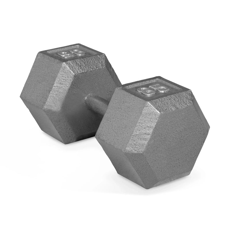 CAP Barbell 85lb Cast Iron Hex Dumbbell, Single V0