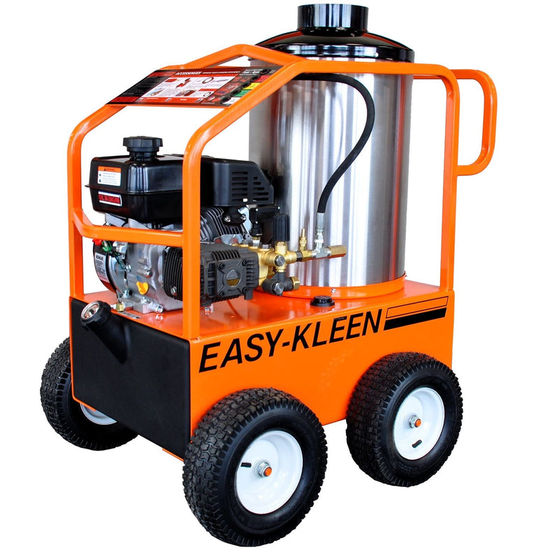Easy-Kleen Commercial 2700 PSI 3 GPM 6.5 HP Engine Hot Water Wheeled Gas Pressure Washer O4