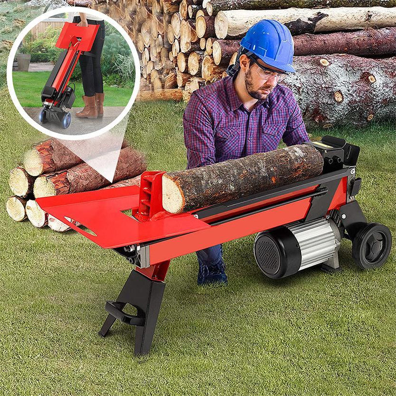 Heavy Duty 7 Tons Electric Hydraulic Log Splitter Machine R1