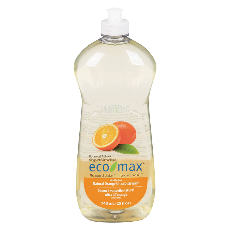 Eco-Max Natural Ultra Liquid Dish Soap, Assorted Scents, 740-mL D4