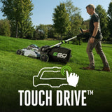 EGO POWER+ 56V Brushless Cordless 21-in Self-Propelled Lawn Mower, Includes (1) 7.5Ah Battery and (1) 550W Rapid Charger, LM2135SP
