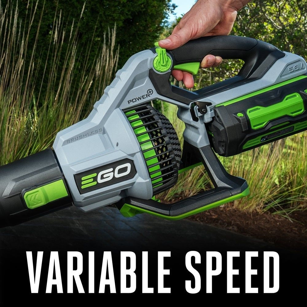 EGO POWER+ 56V Brushless Cordless 765 CFM Leaf Blower, Includes (1) 5.0AH Battery and (1) 320W Charger, LB7654