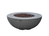 Elementi Lunar Bowl Liquid Propane, Light Grey