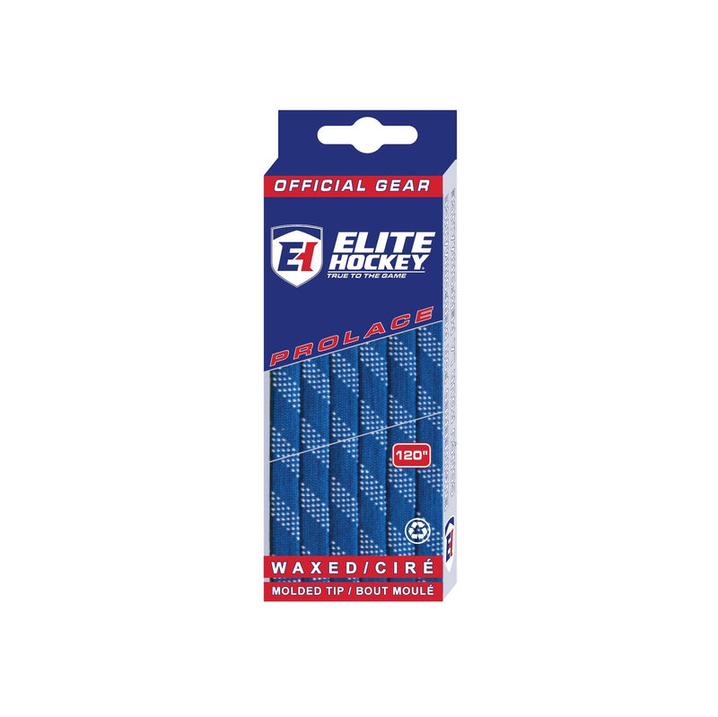 Elite Hockey Prolace Skate Laces, Waxed, Navy, Assorted Sizes H9