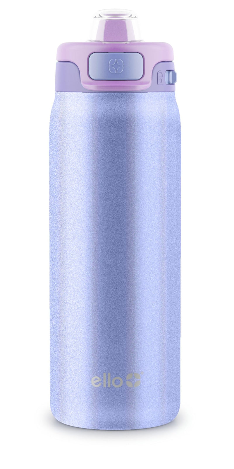 ello Pop & Fill Reusable Stainless Steel Insulated Water Bottle with Quick Fill Lid, 18-oz, Assorted Colours U3