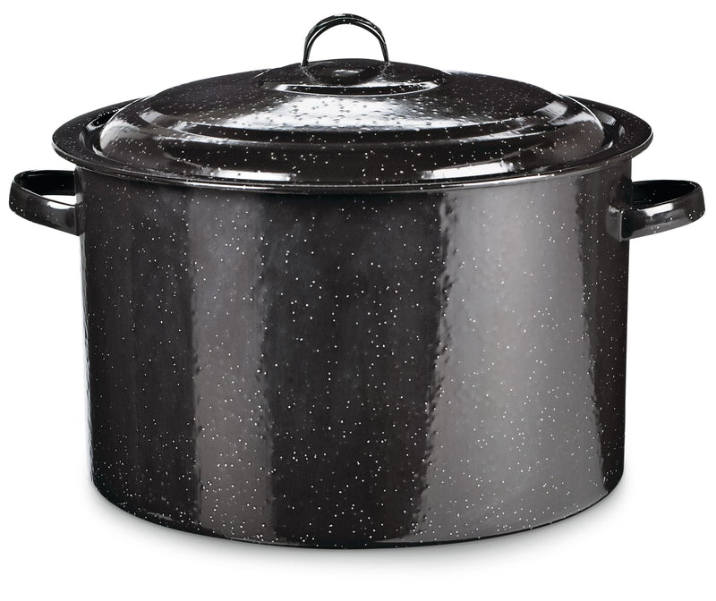 Enamel Coated Carbon Steel Canning Pot, 17-L E5
