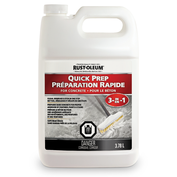 EpoxyShield Fast Prep 3-in-1 Concrete Prep, 3.78-L Z9