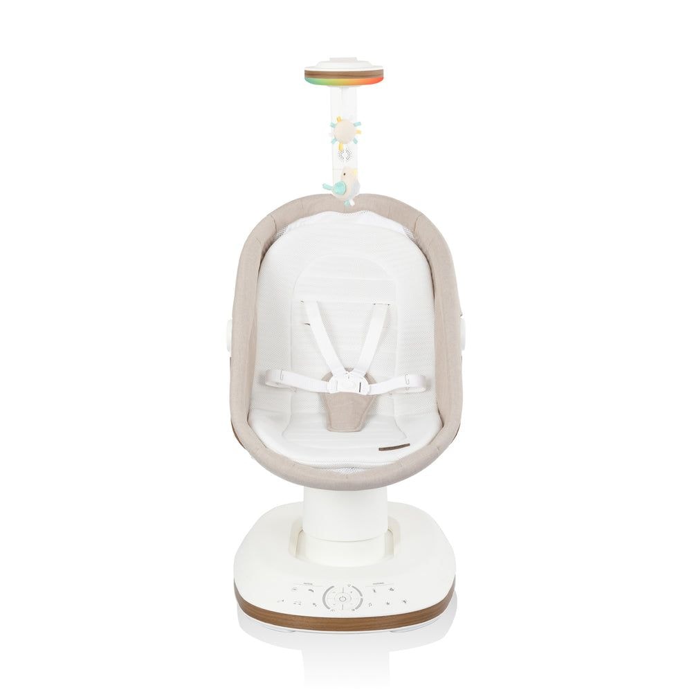 Evenflo Elara 2-in-1 Smart Motion Swing and Soothing Nest, Beige