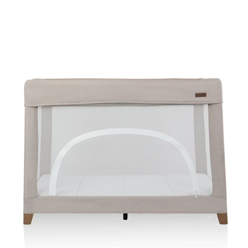 Evenflo Eris 2-In-1 One Hand Playard withBassinet, Beige R5