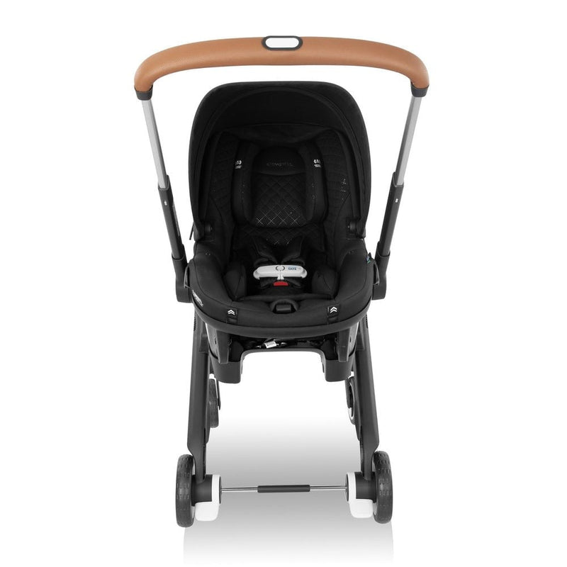 Evenflo Gold Shyft DualRide Travel System (Green and Gentle), Black X2
