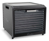 Excalibur Performance Series 10-Tray Food Dehydrator, Steel, 700W, Stainless Steel, Black