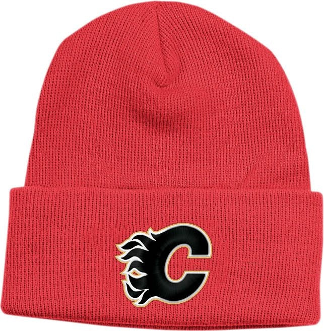 Fan Favorite NHL Calgary Flames Mass Cuff Knit Toque, Adult Y2