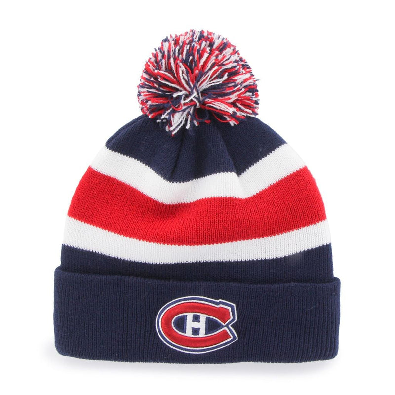 Fan Favorite NHL Montreal Canadiens Mass Breakaway Cuff Knit Pom Toque, Adult D0