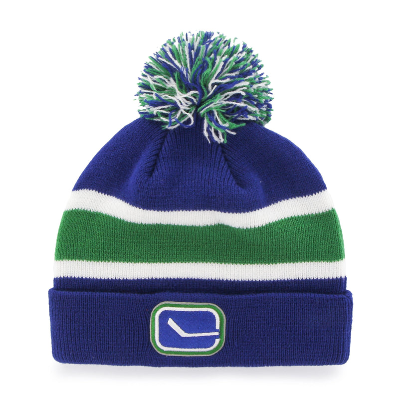 Fan Favorite NHL Vancouver Canucks Mass Breakaway Cuff Knit Pom Toque, Adult K8