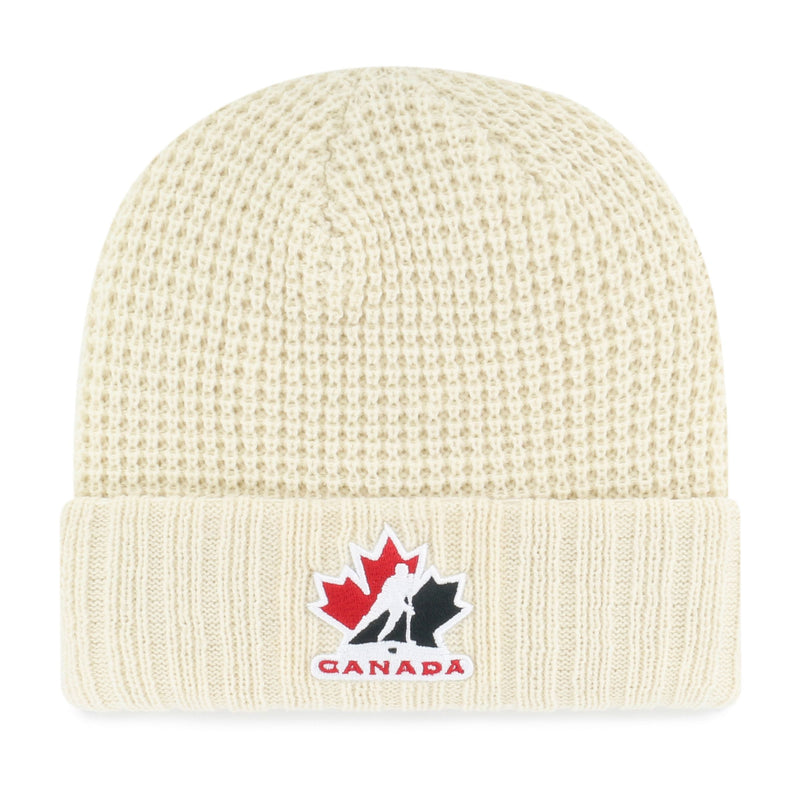 Fan Favourite Team Canada Mass Clara Cuff Knit Toque, Cream, Women S5