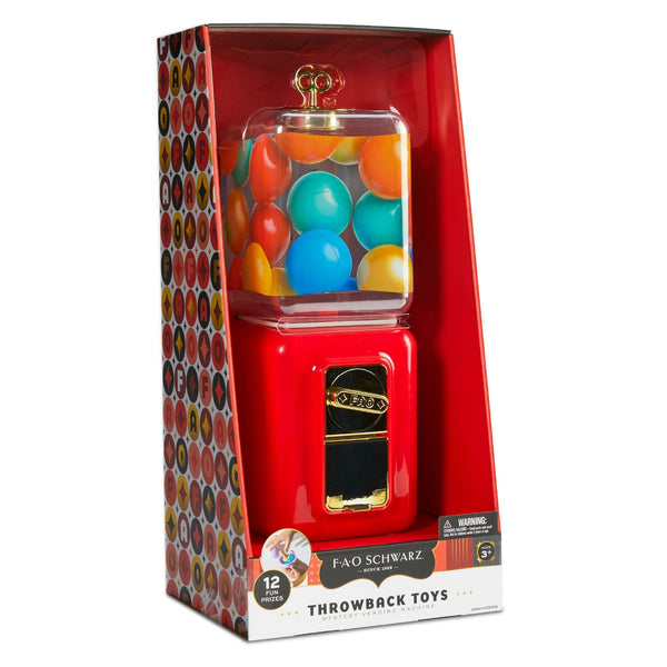 FAO Schwartz Throwback Toys Vending Machine, Red Z8