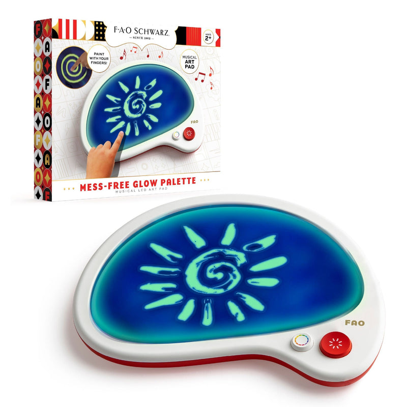 FAO Schwarz Drawing Glow Palette Mess Free, Assorted H2
