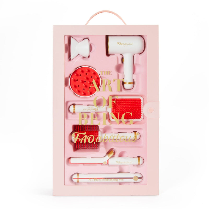 FAO Schwarz Toy Pretend Hair Stylist Playset, Pastel Pink H8