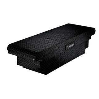 Husky 61.86 Matte Black Aluminum Low Profile Truck Box for Mid-Size Trucks C1
