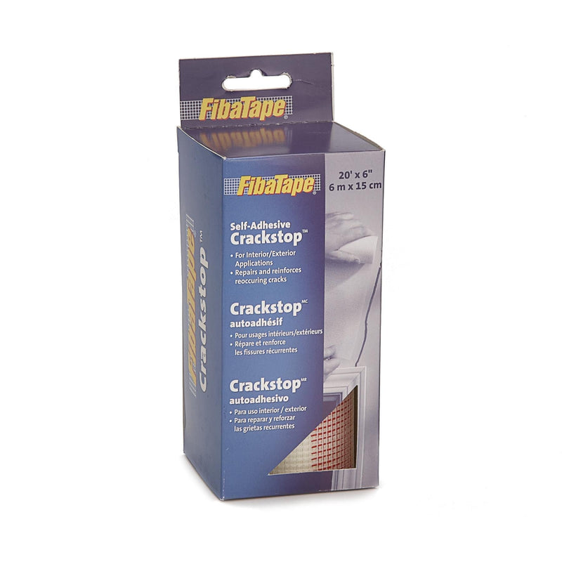 FibaTape CrackStop Self-Adhesive Fiberglass Mesh Tape For Drywall Repair, 6-in x 20-ft N2