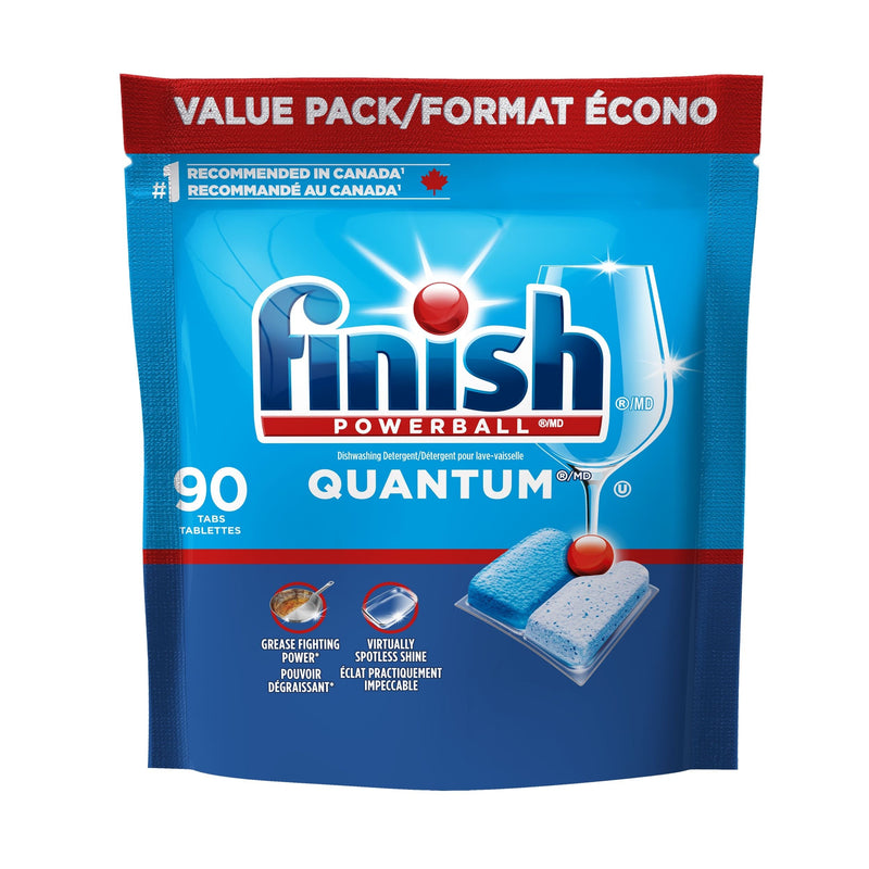 Finish Powerball Quantum Dishwasher Detergent Tabs Value Pack, Fresh Scent, 90-pk A2