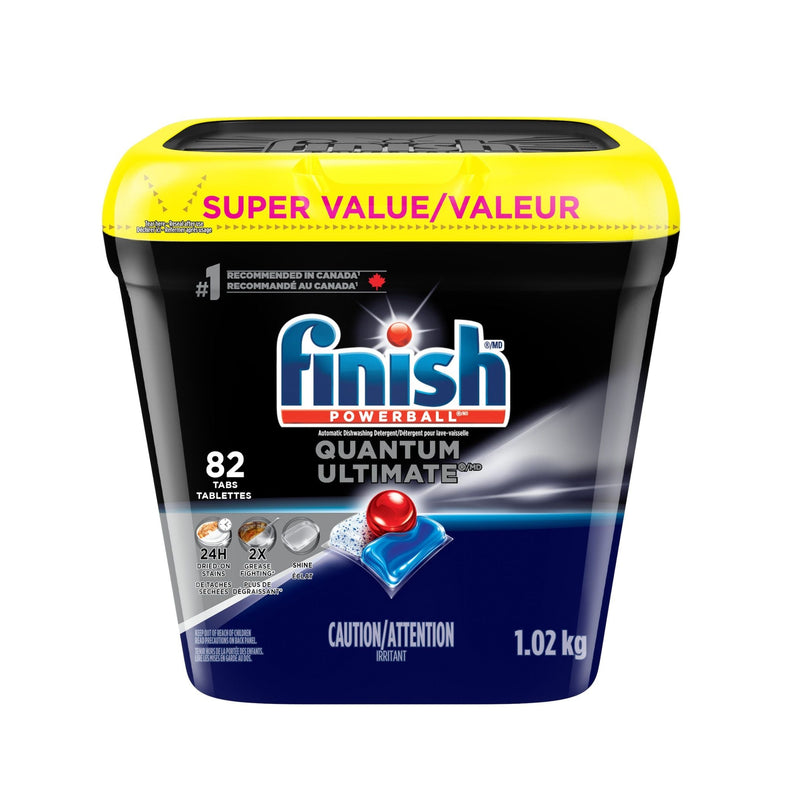 Finish Quantum Ultimate Dishwasher Detergent Tabs, 82-ct G1