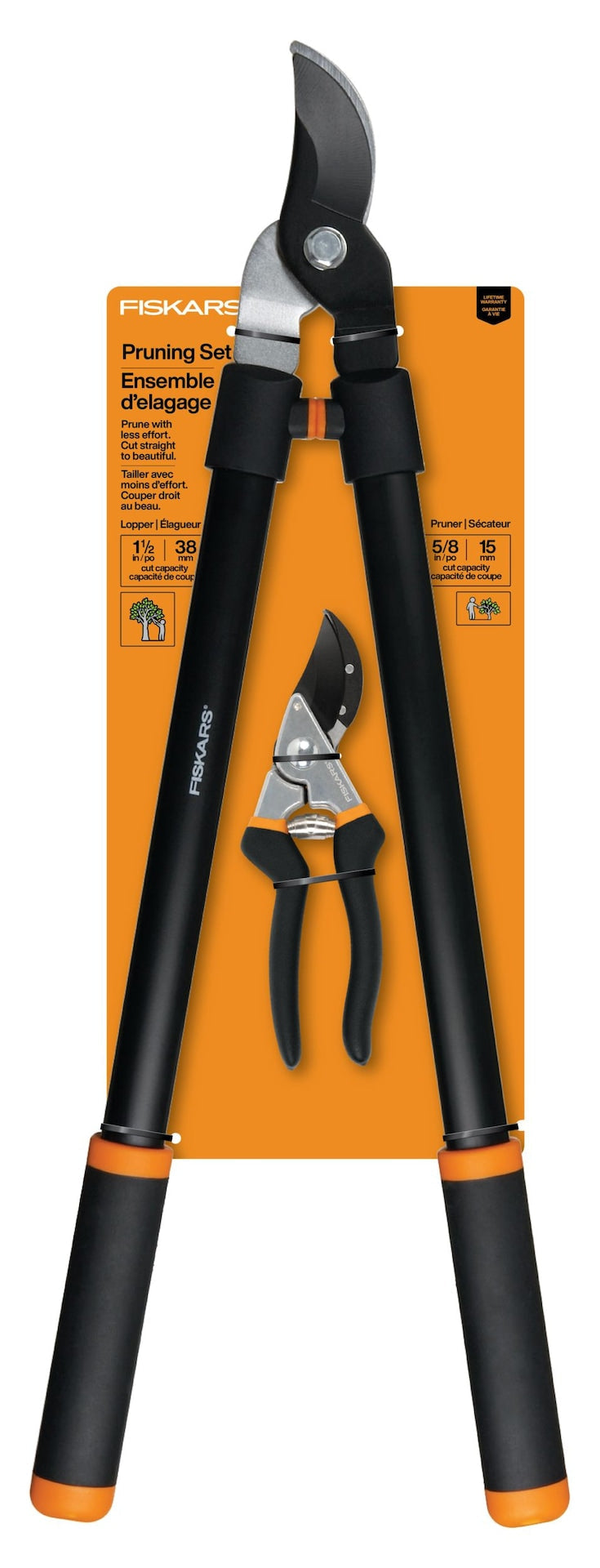 Fiskars Bypass Lopper/Pruner Set L2