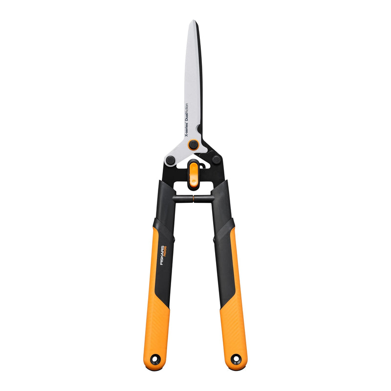 Fiskars Dual Action Steel Hedge Shear, Black N7