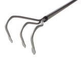 Fiskars Ergo Long Handle Aluminum Garden Cultivator, Residential/DIY Grade