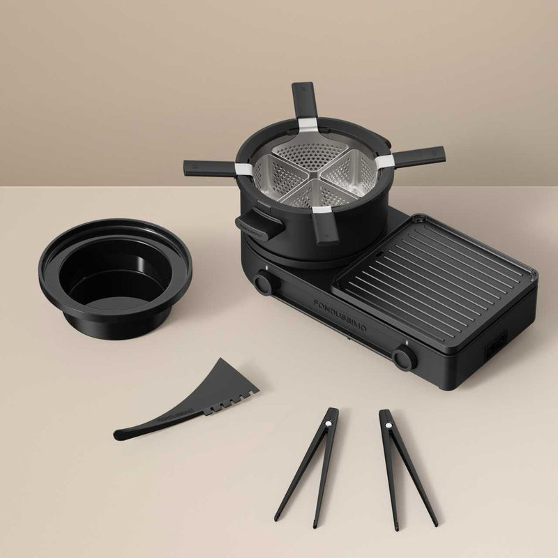 Fondussimo Fondue & Grill Set, Black C2