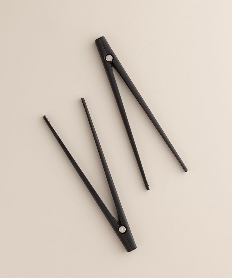 Fondussimo Fondue Tongs, 12 Piece, Black H2