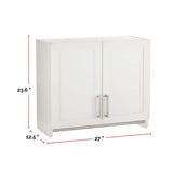 For Living 2-Door Wall Laundry Cabinet, White