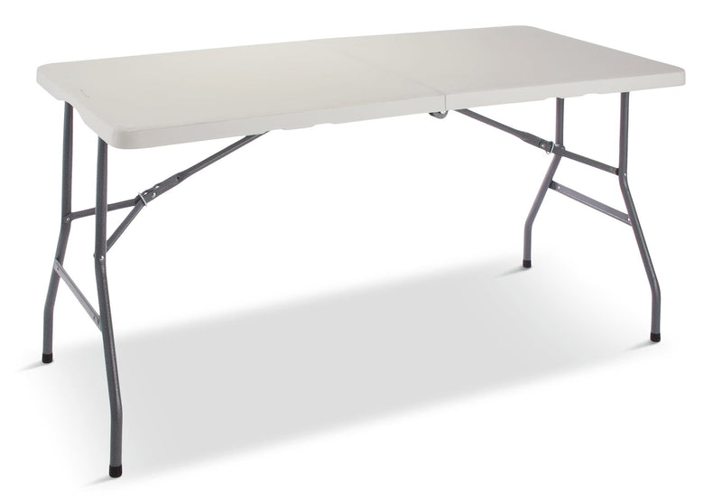 For Living Folding Compact Table, Indoor/Outdoor, 5-ft S8