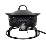 For Living Portable Propane Gas Outdoor Fire Bowl/Fire Pit, 54,000 BTU