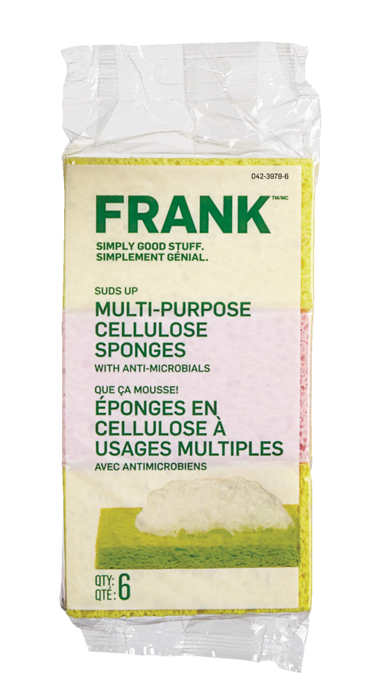 FRANK Multi-Purpose Cellulose Sponge, 6-pk C7