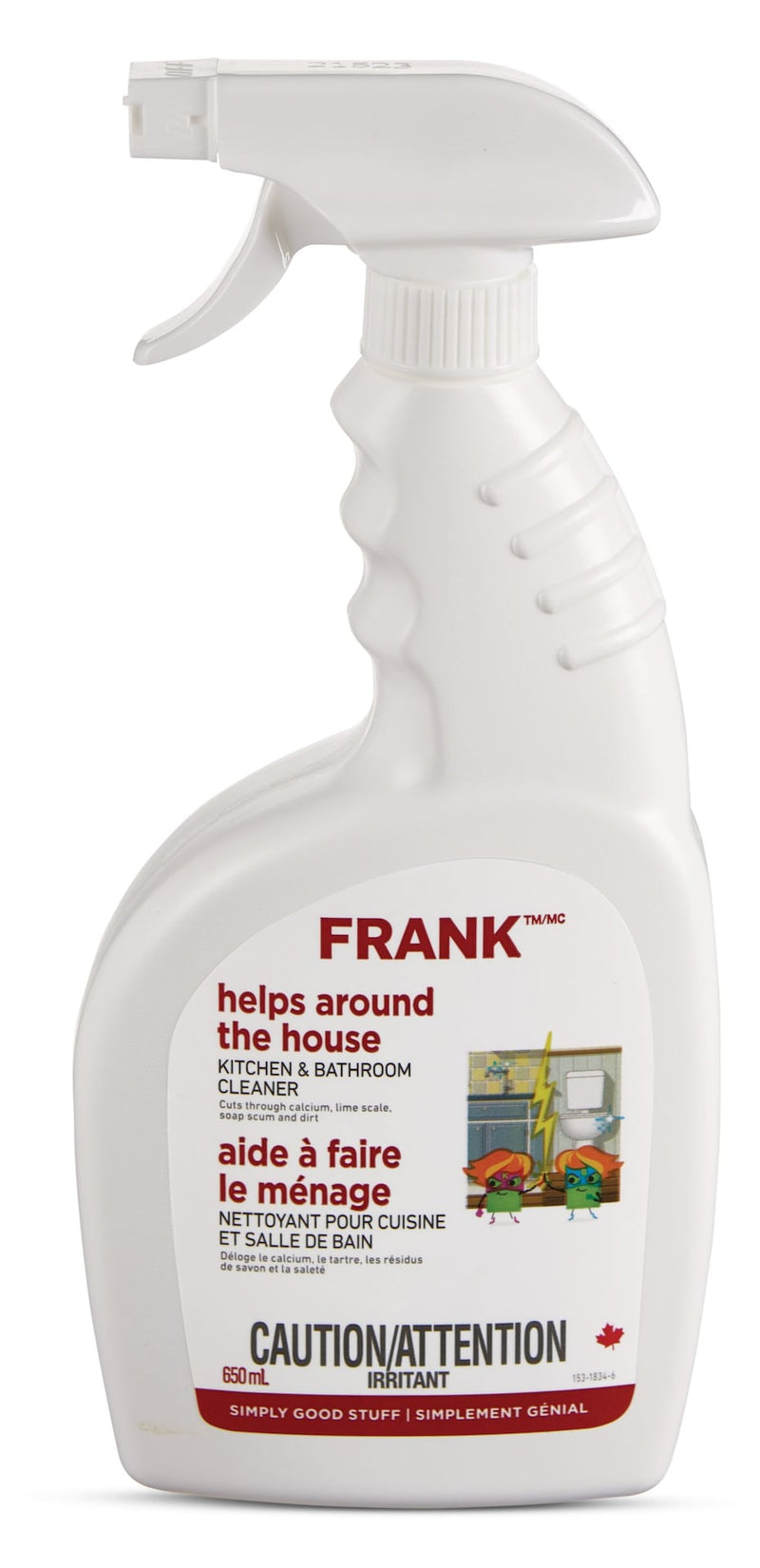FRANK Multi-Surface Kitchen & Bathroom Cleaner, 650-mL M8