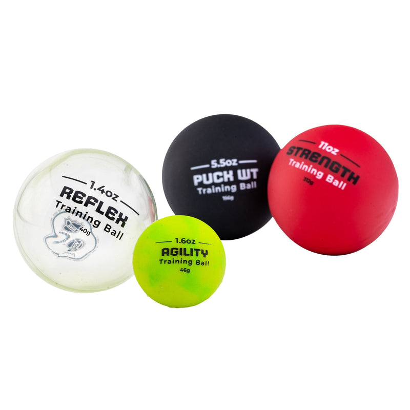 Franklin NHL Deke/Dangle Hockey Training Balls Kit, 4-pk O3