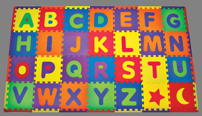 Funplay Pop-Out Alphabet Play Floor Mat, 78-pc, 7 x 4-ft, Ages 2+ P2