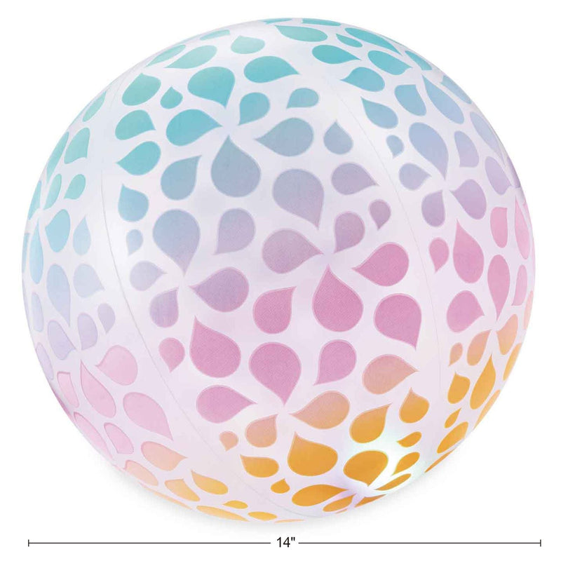 Funsicle Fun Glow Beach Ball, LED Lights, Ages 9+ K1