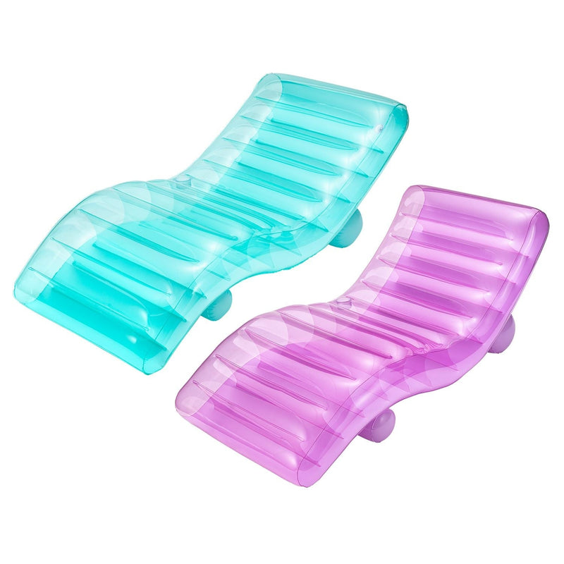 Funsicle FunChaiser Pool Lounger, 2-in-1 Valve, Ages 14+ V5