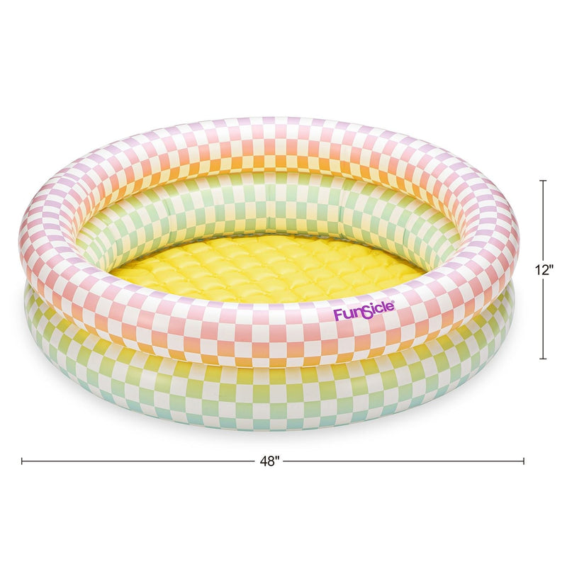 Funsicle Rainbow Checkered Pool F0
