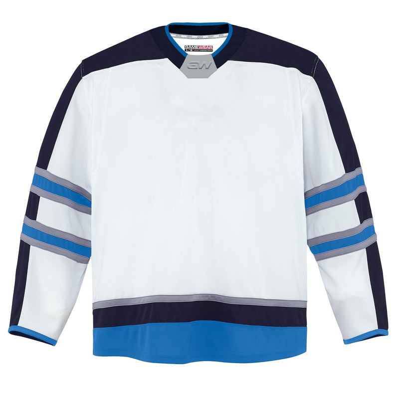 Gamewear 8500 Pro Team Hockey Jersey, Junior, Winnipeg Jets Away Colours, Various Sizes K7