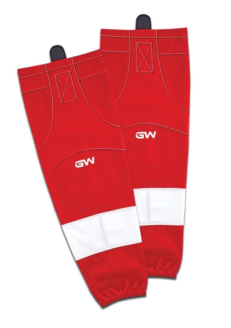 Gamewear 8500 Pro Team Performance Hockey Socks, Detroit Red Wings Home Colours, Assorted Sizes H0