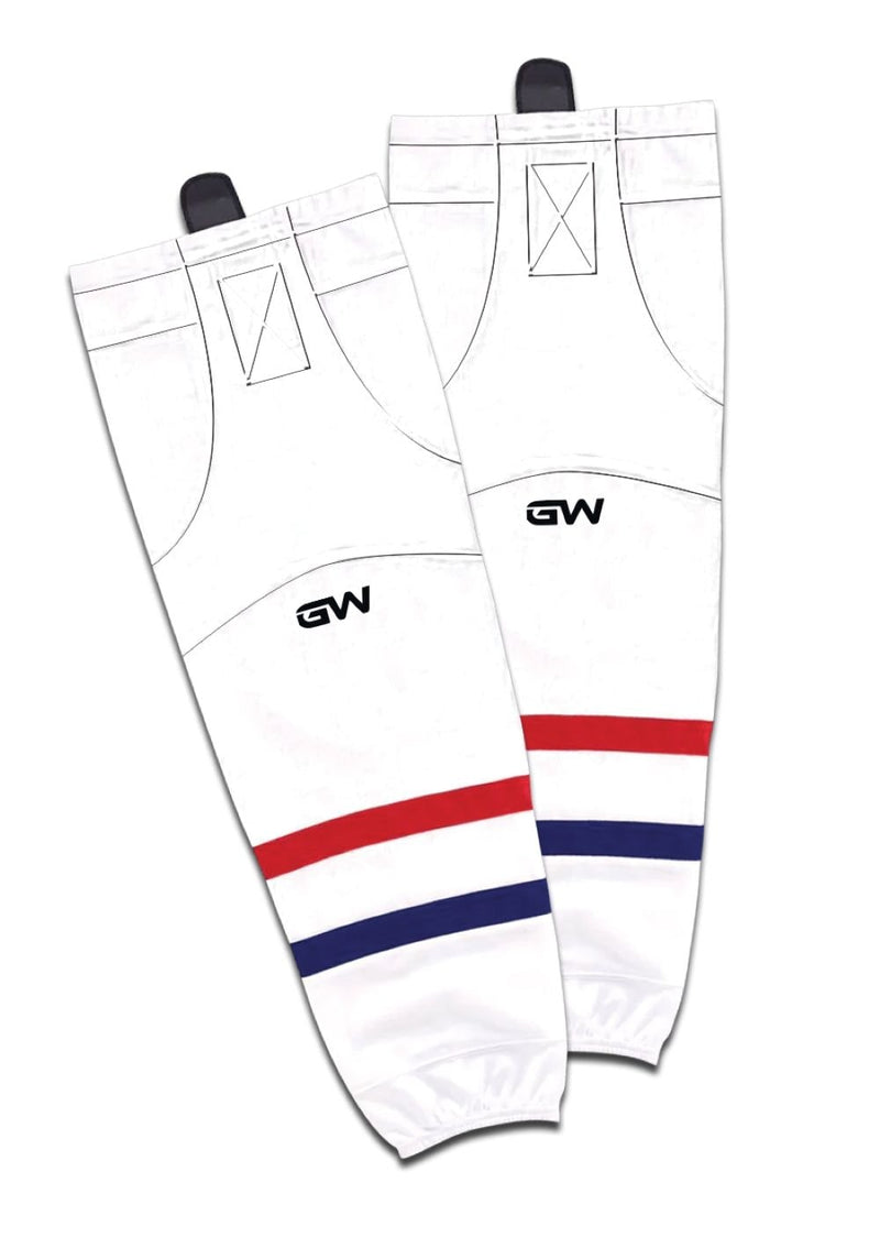 Gamewear 8500 Pro Team Performance Hockey Socks, Montreal Canadiens Away Colours, Assorted Sizes Z4